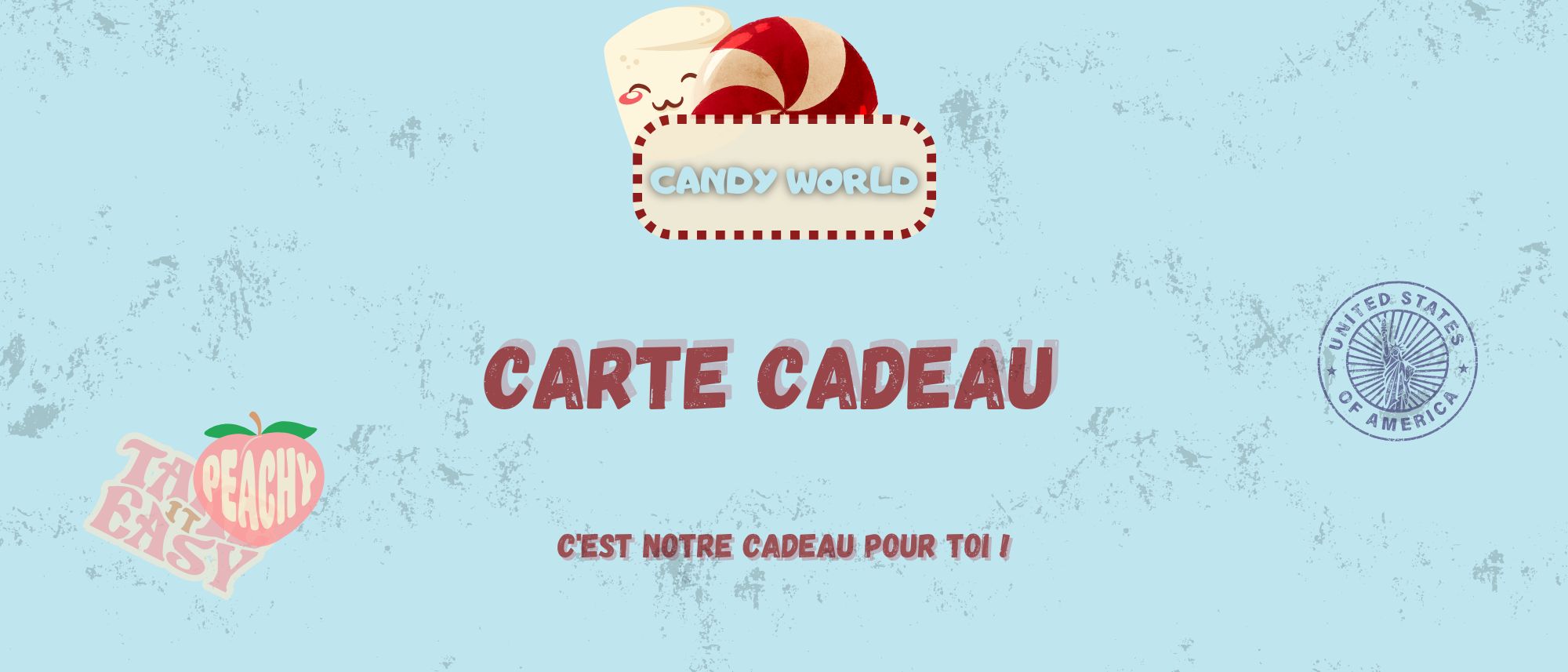 Carte cadeaux -Candy World